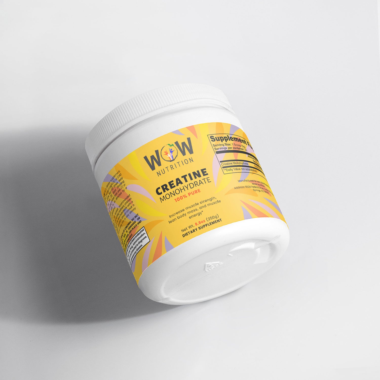 CREATINE MONOHYDRATE 100% PURE