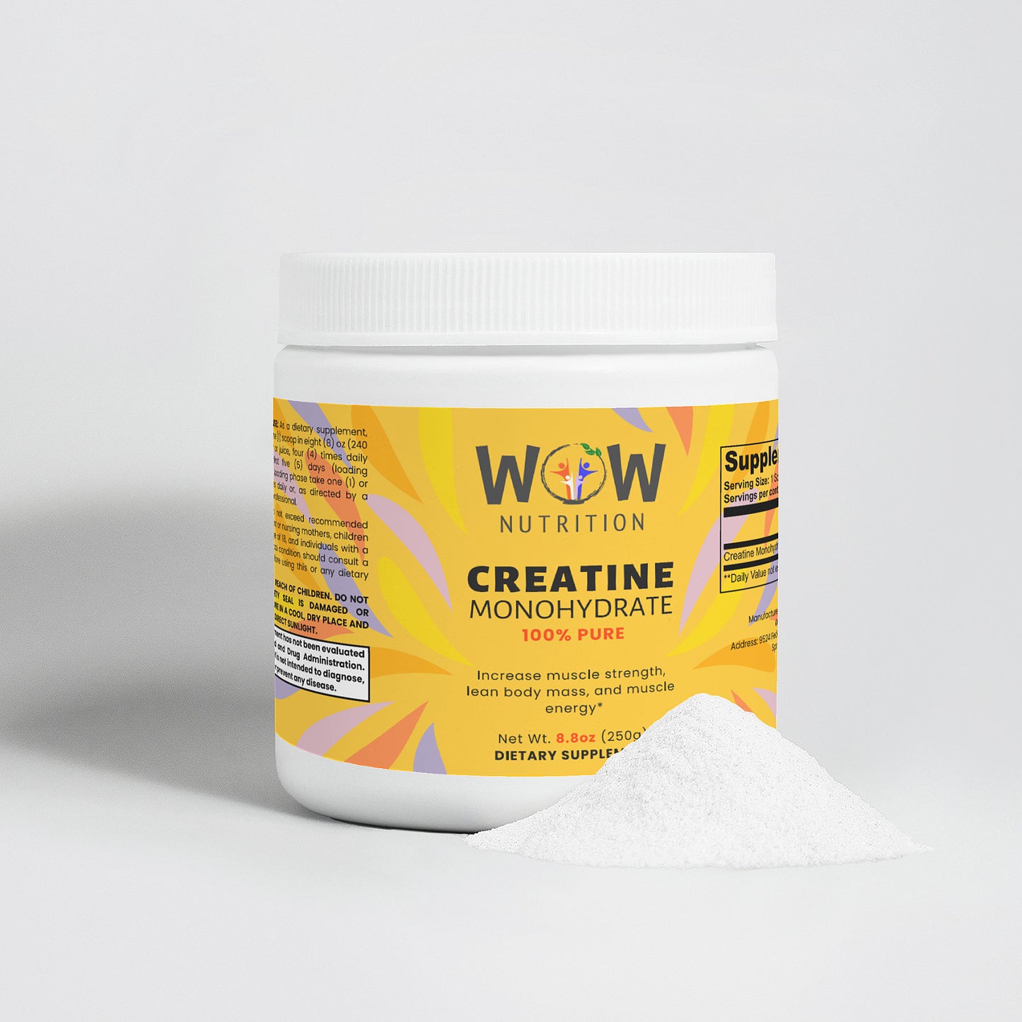 CREATINE MONOHYDRATE 100% PURE